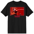 thumbnail image 1 of Ultraman Rising Ken Sato Hero Pose Crew Neck Short Sleeve Men's Black T-shirt-XL, 1 of 4