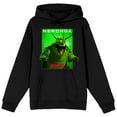 thumbnail image 1 of Ultraman Rising Negrona Long Sleeve Adult Black Hooded Sweatshirt-XL, 1 of 7