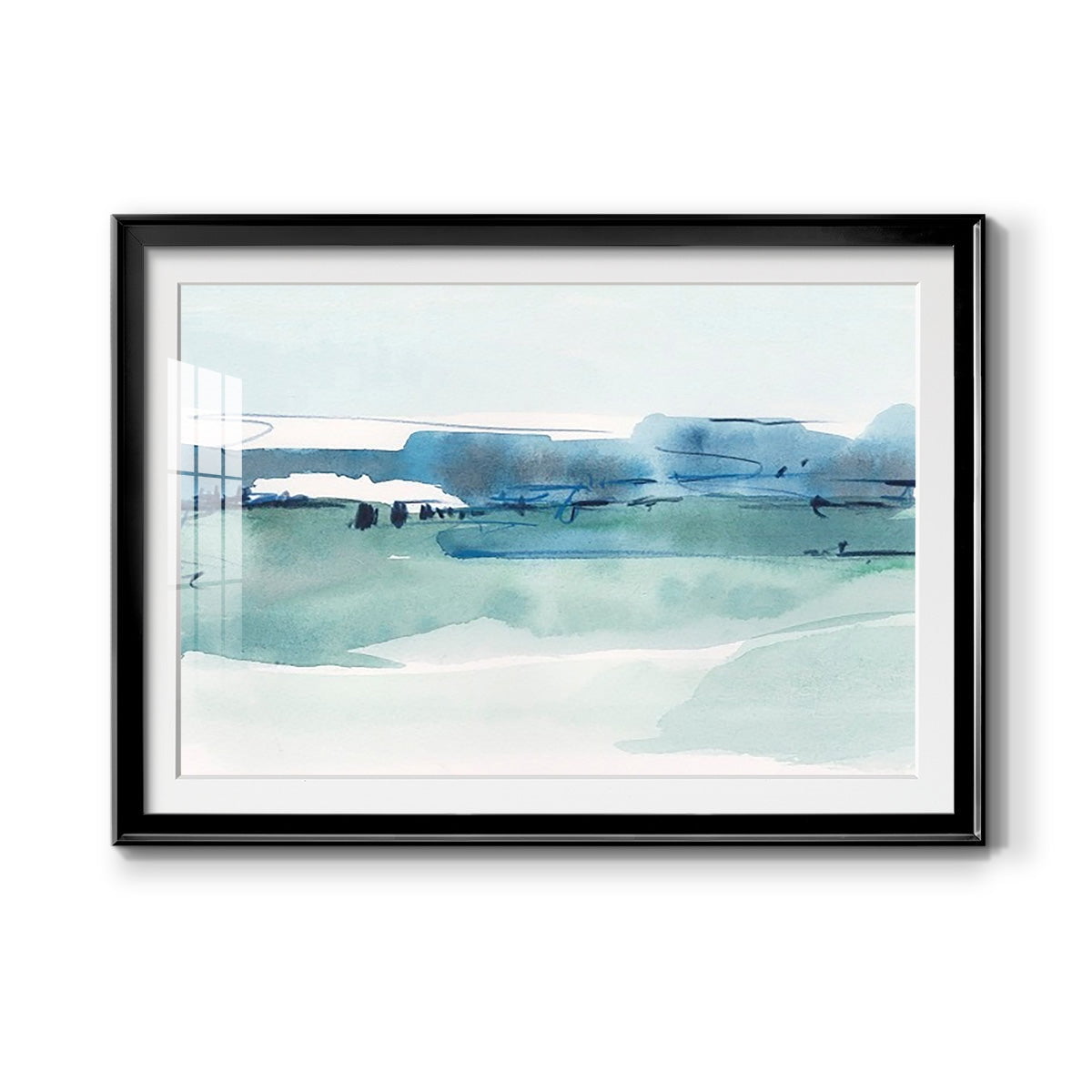 Ultramarine Vista I Premium Framed Print - Ready to Hang
