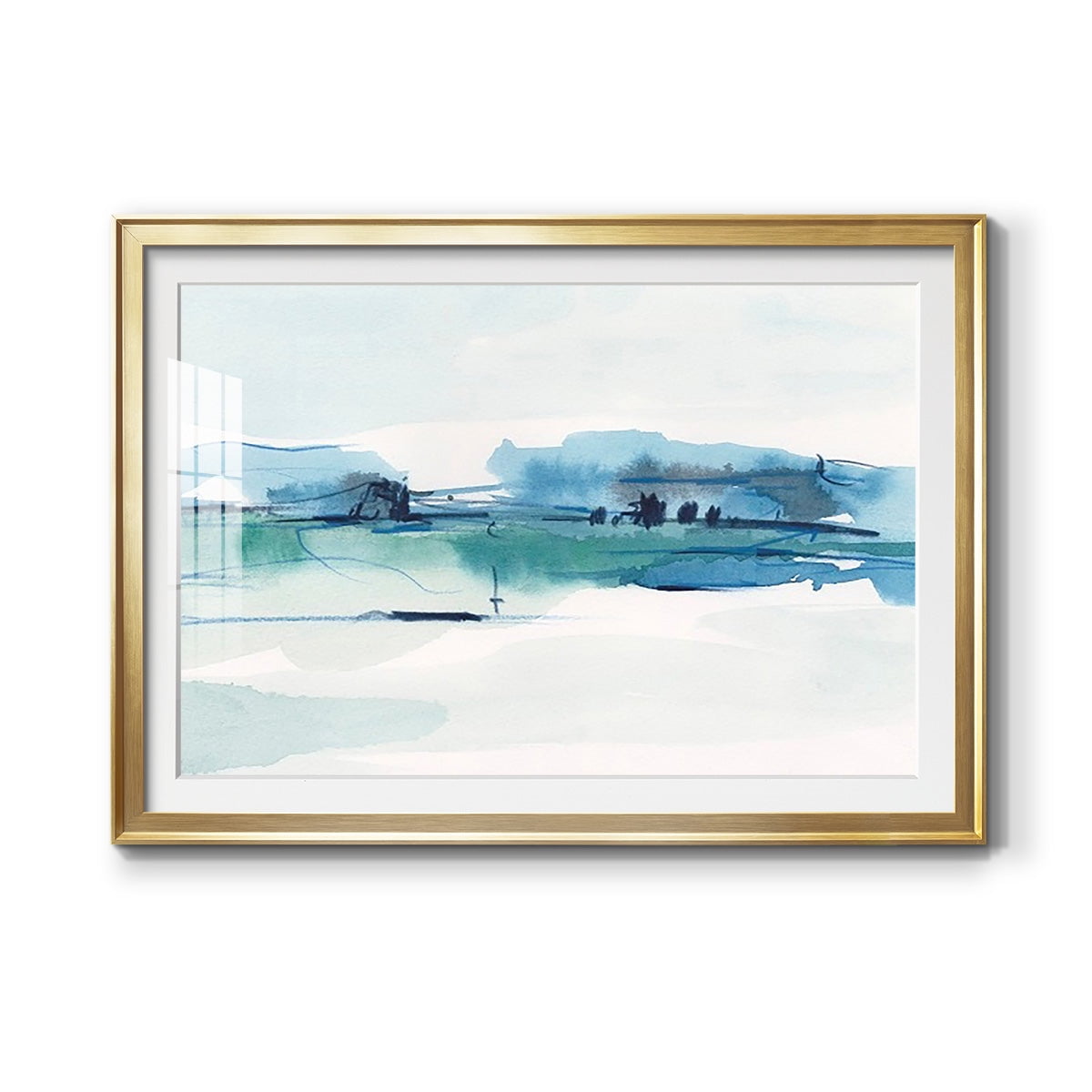 Ultramarine Vista II Premium Framed Print - Ready to Hang