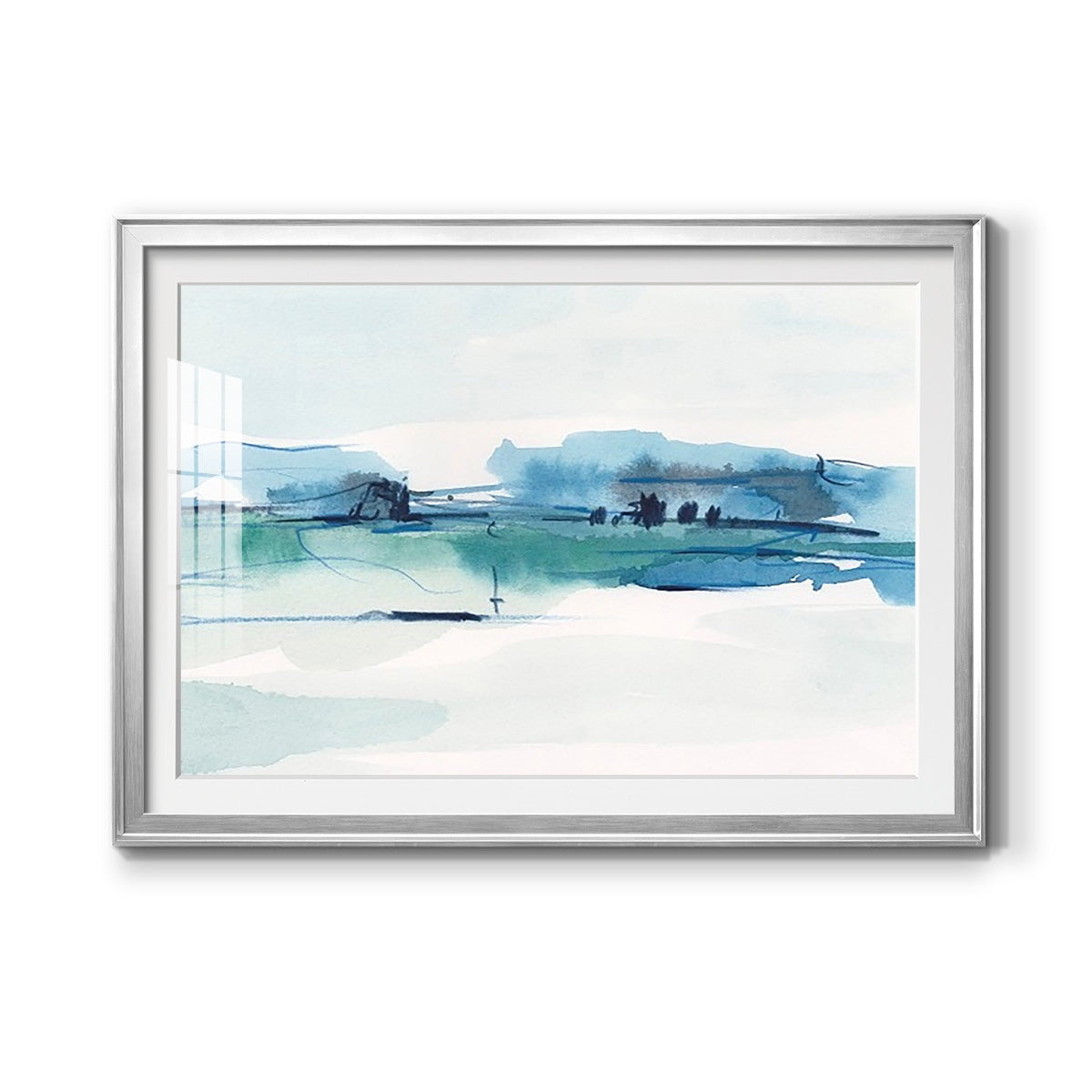 Ultramarine Vista II Premium Framed Print - Ready to Hang