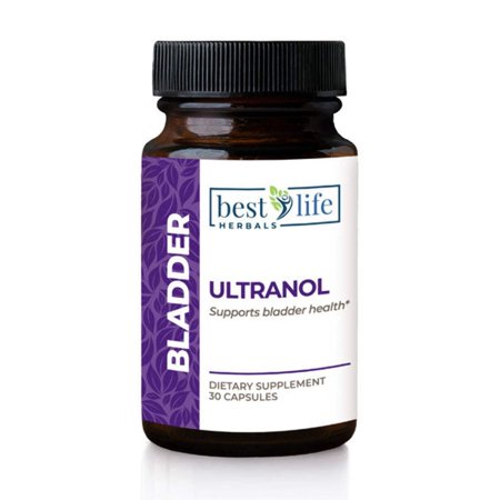 Ultranol Total Bladder Support - Natural Cranberry Supplement for Urinary Health, Overactive Bladder Control, Incontinence - Reduces Leaks and Urgency - 6 Bottles - 180 Capsules