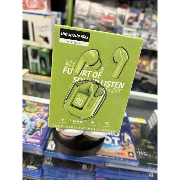 Ultrapods Max 5.3 Wireless Earbuds , Hi-Res Sound , Noise Cancelling