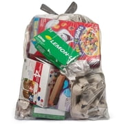 Ultrasac 13 Gallon 0.69 MIL Clear Drawstring Trash Bags - 24" x 27" - Pack of 60 - For Home, Kitchen, Bathroom, Office