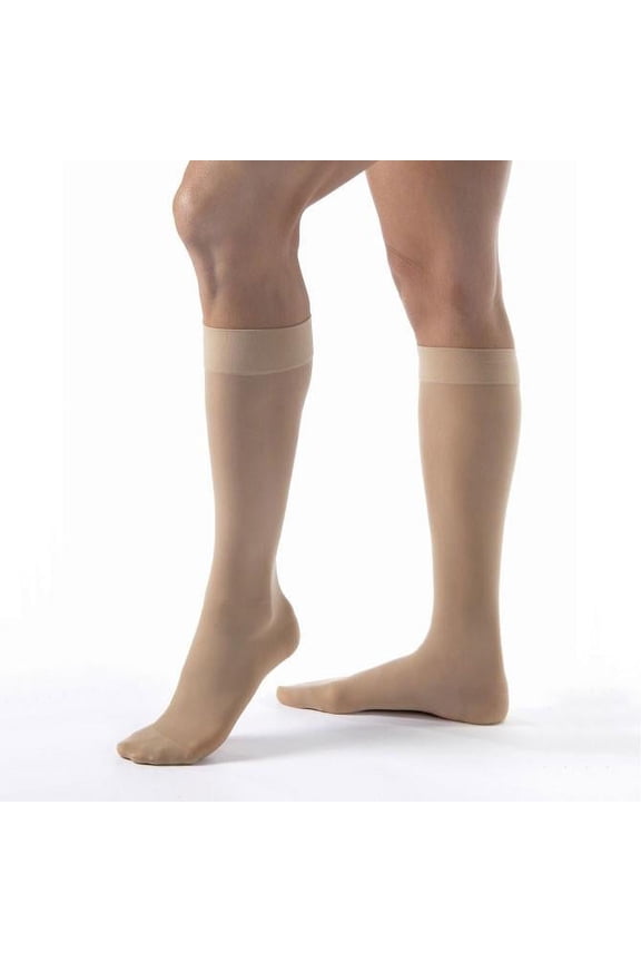 Ultrasheer 15-20 mmHg XL Suntan Knee High Petite