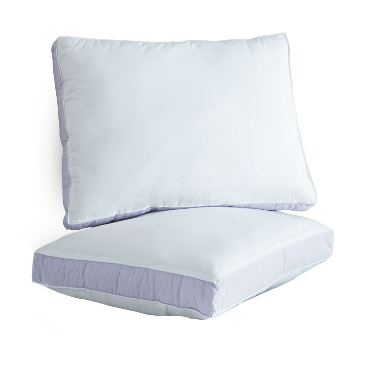 Ultrasoft Quilted Sidewall Bed Pillows, Extra Firm, Set of 2