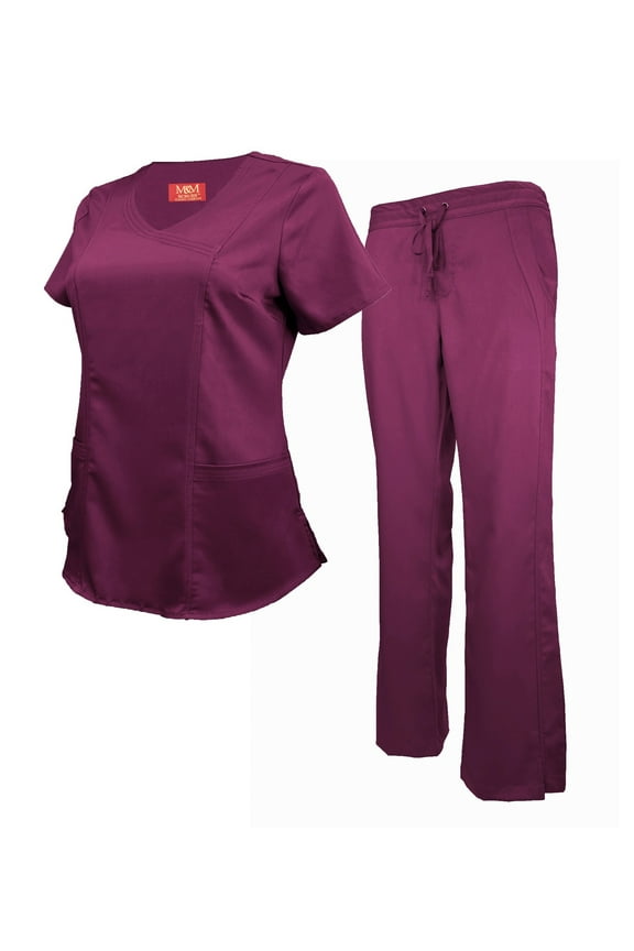 Ultrasoft Scrubs Women's Mock Wrap Top