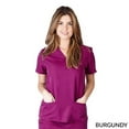 thumbnail image 1 of Ultrasoft Women's V-Neck Solid Medical Scrub Top, Style 8117, 1 of 2