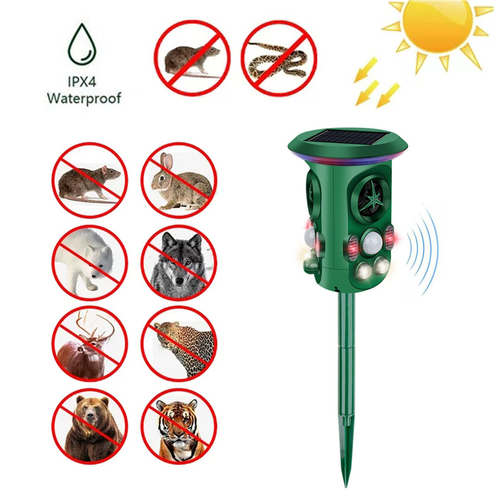 Ultrasonic Animal Repellent Outdoor ,Solar Outdoor Animal Repeller,Animal Deterrent Devices
