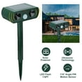 thumbnail image 1 of Ultrasonic Animal Repeller Solar Powered Motion Sensor Repellent IPX4 Waterproof Outdoor For Farm Garden Yard Repelling Deer Raccoon Cat Dog Rabbit Squirrel Bird, 1 of 9