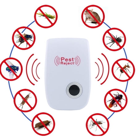 Ultrasonic Ant Mice Spider Mosquito Cockroach Insect Pest Repeller Electric P_WL