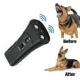 thumbnail image 1 of Ultrasonic Anti-Bark Dog Training Equipment and Barking Control Device, Electronic Clicker Trainer for Walking, Jogging, and Aggressive Behavior, Handheld and Portable, Black, 1 of 6