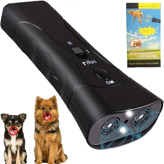 Ultrasonic Anti Barking Device for Dogs, 3 Training Modes Dog Bark Deterrent with LED Light for Small Medium Large Dogs