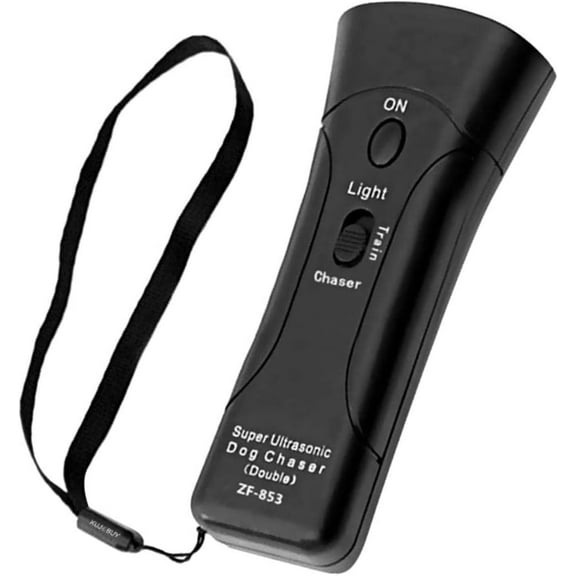 Ultrasonic Anti Dog Barking, Pet Trainer LED Light Gentle Anti Barking, Chaser Style 3 in 1 Bark Control Tool, Pet Training Device, Handheld Stop Barking & Repellent Dog Bark Deterrent Devices