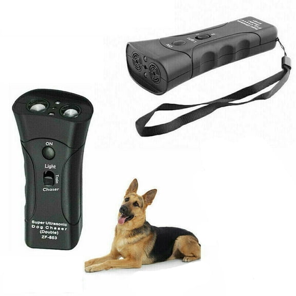 Ultrasonic Anti Dog Barking- Pet Trainer LED Light Gentle Chaser Style