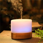 Ultrasonic Aroma Diffuser & Humidifier, Bamboo Base