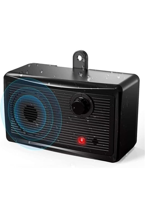 Ultrasonic Barking Device with 4 Sensitivity & Frequency Levels, 50 Feet Range, Indoor Outdoor Use