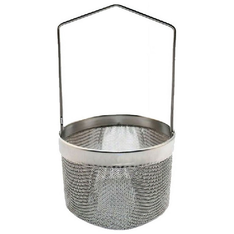 Ultrasonic Basket Long Handle 6 Cleaner Small Parts Holder Mesh Cleaning  jewel 