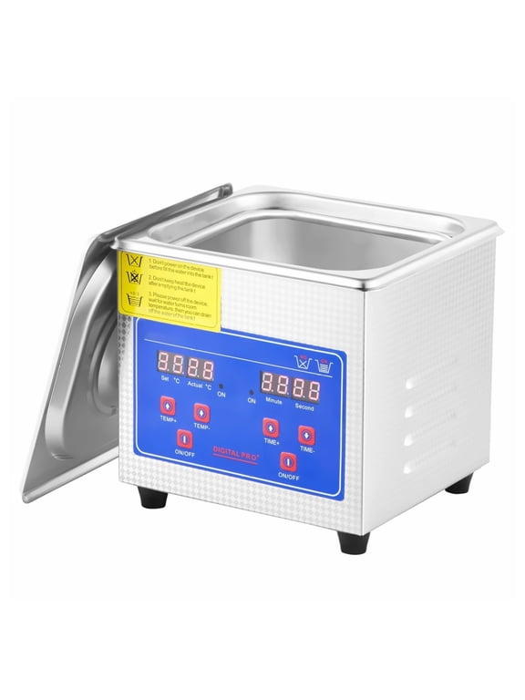 Ultrasonic Cleaner 1.3L Professional, 40kHz Digital Timer Jewelry Cleaner for Rings, Watches, Eyeglasses, Coins, Dental Tools