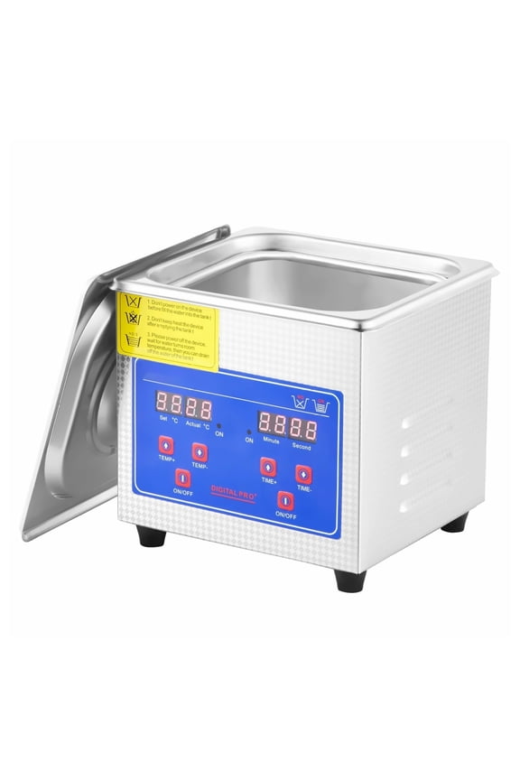 Ultrasonic Cleaner 1.3L Professional, 40kHz Digital Timer Jewelry Cleaner for Rings, Watches, Eyeglasses, Coins, Dental Tools
