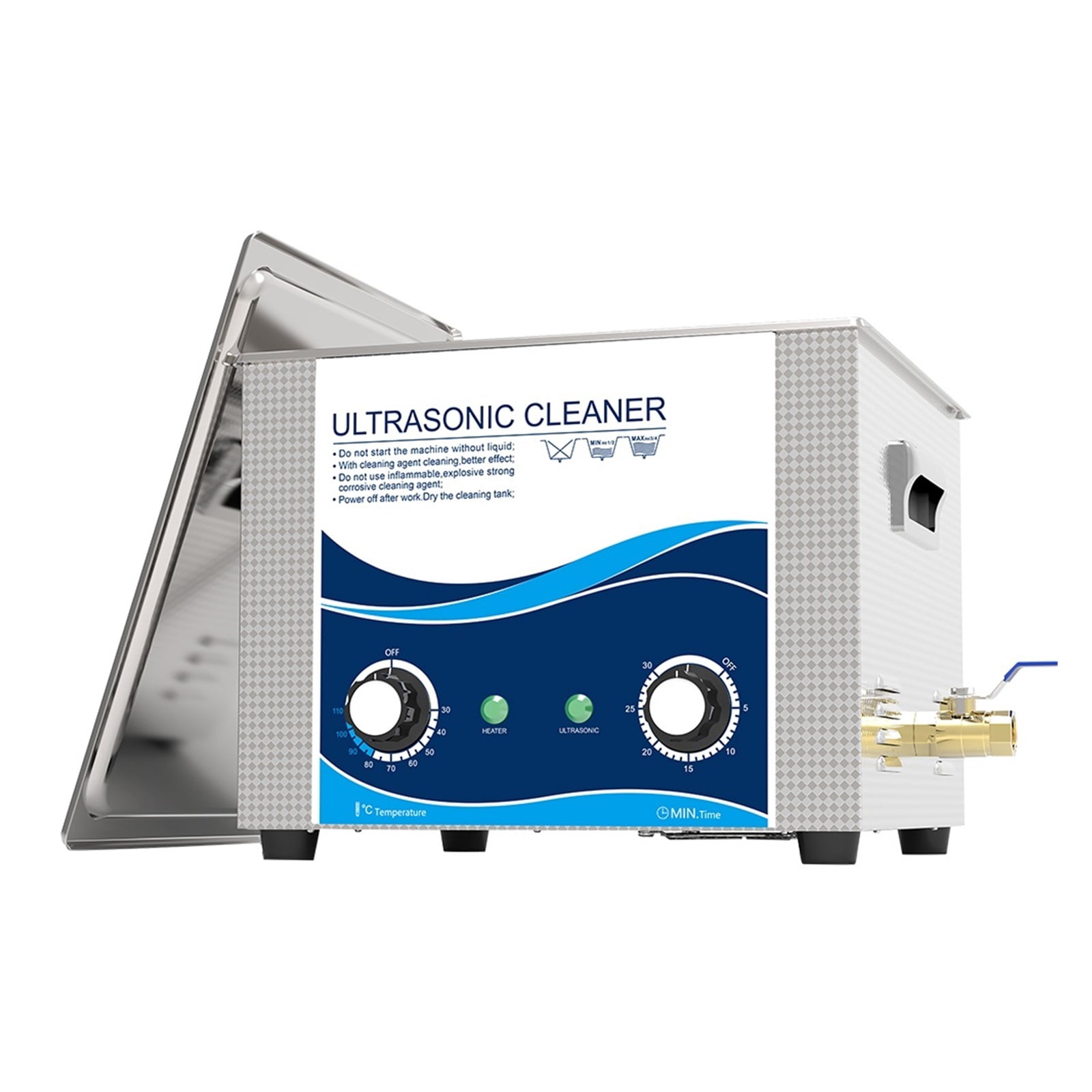 Ultrasonic Cleaner 15L 360W Power 40KHZ Remove Oil Rust Oxides Carbon Cleaning Bath Metal Circuit Board