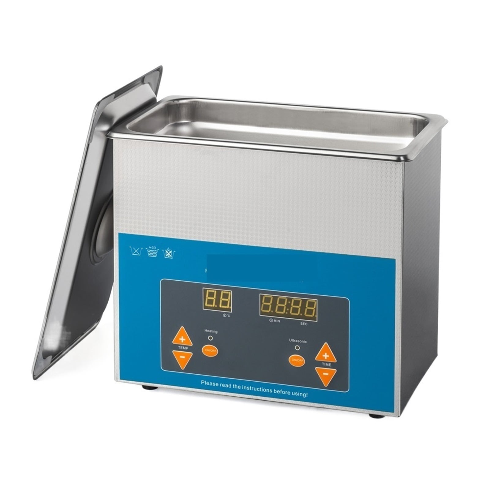 Ultrasonic Cleaner 3L 100W With Heating Basket Mechanical Controller Ultrasonic Bath ,Strong Cleaning