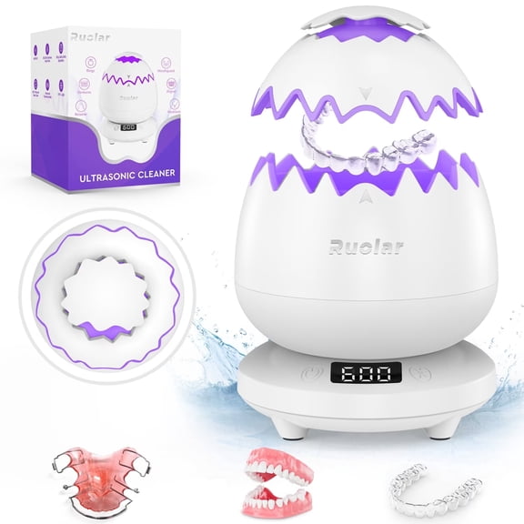 Jewelry Cleaner Ultrasonic Cleaner Machine 42KHz 3 Modes 180ml