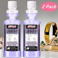 thumbnail image 1 of Ultrasonic Cleaner Solution Concentrate, Ultrasonic Jewelry Cleaner Solution, Professional Power for All Ultrasonic Machines, Gem & Jewelry Cleaner Liquid Total 16.9 fl oz (2 PK), 1 of 9