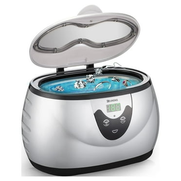 Ultrasonic Cleaner, UKOKE UUC06S Professional Ultrasonic Jewelry Cleaner with Timer, Portable Household Ultrasonic Cleaning Machine, Electronics Eyeglasses Watch Ring Diamond Retainer Denture Clean