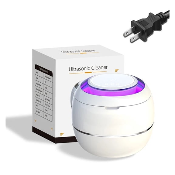 Ultrasonic Cleaner for Dentures Ultrasonic Retainer Cleaner with UV Light Ultrasound Cleaning Bath