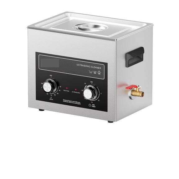Ultrasonic Cleaner with Heater Timer 10L for Lab Tools Metal Parts Carburetor Brass Auto Parts ,High Powerful