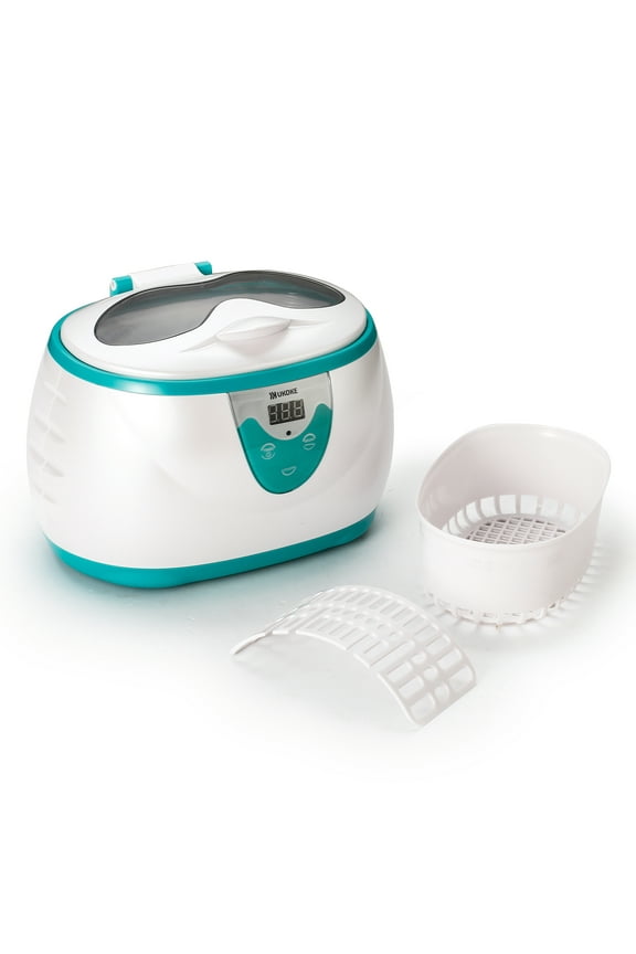 Ultrasonic Jewelry & Retainer Cleaner – Professional Ultrasonic Cleaner Machine for Dentures, Mouth Guards, Braces, Toothbrush Heads, Rings & Watches with Timer – Perfect Christmas Gift