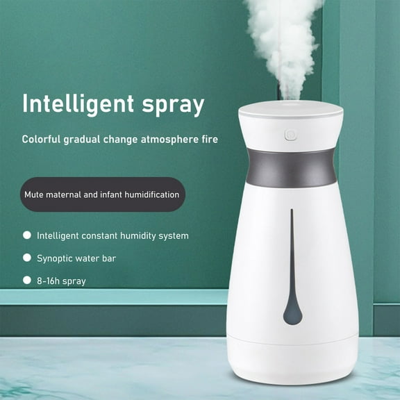 Ultrasonic Cool Mist Humidifier,Quiet Air Humidifiers For Bedroom,Cool Mist Humidifiers For Babies Quiet And Small Humidifier For Bedroom Nightstand Space Saving Auto Shut Off With Led Night,White