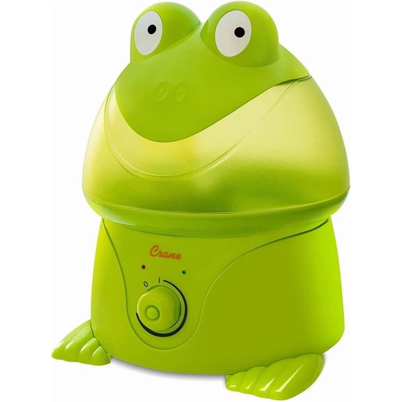 Ultrasonic Cool Mist Humidifier for Kids Bedroom and Nursery 1 Gallon Easy Clean Adjustable Settings Frog