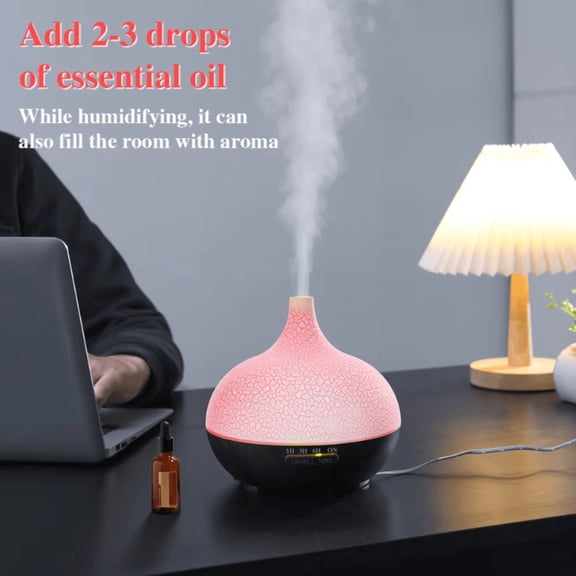 Ultrasonic Cool Mist Humidifier with Essential Oil Diffuser & Remote Control