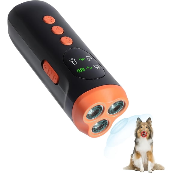 Ultrasonic Dog Bark Deterrent Device  35FT Range, Safe & Humane Anti Barking Control for Indoor/Outdoor Use