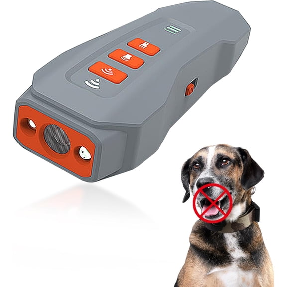 Ultrasonic Dog Bark Deterrent Device, Handheld Anti Bark Training Tool for Indoor Outdoor Dog Bark Control and Behavior Training