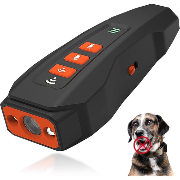 Ultrasonic Dog Bark Deterrent Device, Handheld Anti Bark Training Tool for Indoor Outdoor Dog Bark Control and Behavior Training