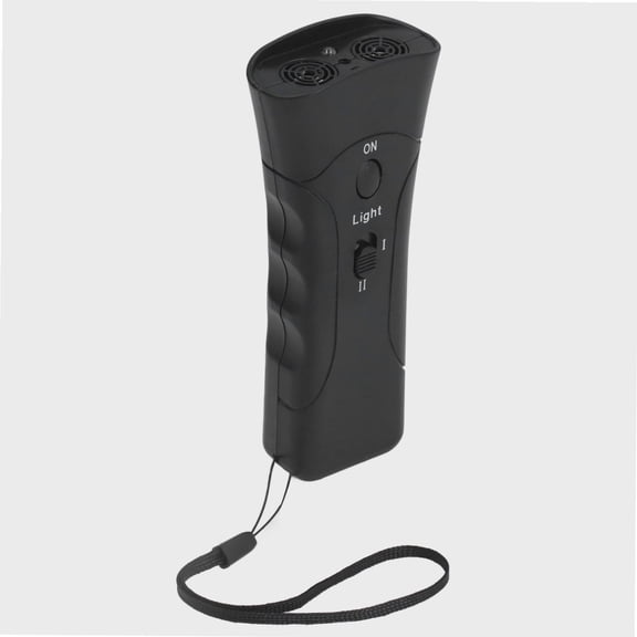 Ultrasonic Dog Chaser LED Ultrasonic Ergonomic Handle Dog Training Portable Dog Trainer for Dog Home Outdoor This Dog Trainer Features Ergonomic Handle