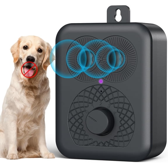 Ultrasonic Dog Dog Barks No Training Device Rechargeable Deterrent Multifunctional Anti Noise Anti Barking Pet Dog Trainer