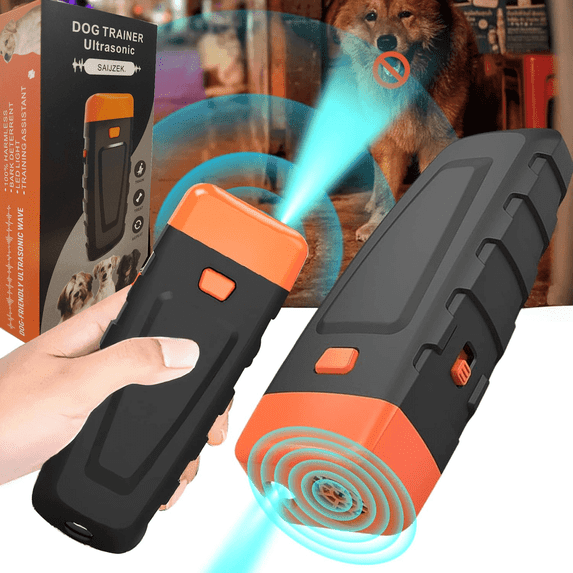 Ultrasonic Dog Trainer | Bark Deterrent Training Device | Anti Barking Silencer | Barks No More Devices | Stop Control Dogs Bad Behavior