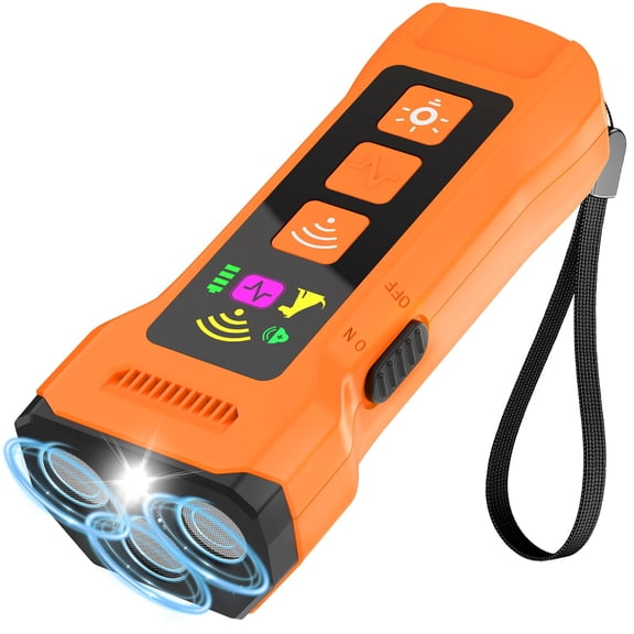 Ultrasonic Dog Trainer, Dog Bark Deterrent Device, 4 Frequency Modes for Training & Deterrence