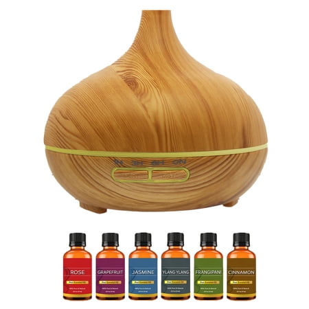 Ultrasonic Essential Oil Diffuser With Essential Oils