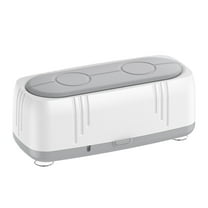 Ultrasonic Eyeglass Cleaner Machine, Portable For Jewelry, Watches, And Dentures, Quiet Operation, Easy To Use With Tap Water