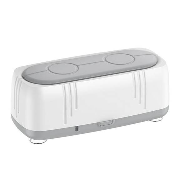 Ultrasonic Eyeglass Cleaner Machine, Portable For Jewelry, Watches, And Dentures, Quiet Operation, Easy To Use With Tap Water