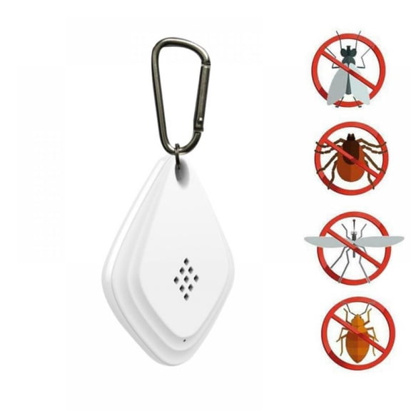 Ultrasonic Flealess Repeller, Anti Mosquito Flea Tick-Portable Pest USB Repeller, Non-Toxic Electronic Pest Killer