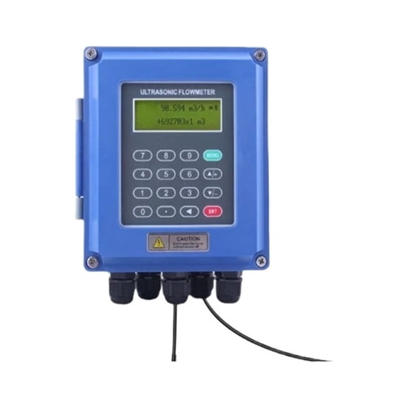 Ultrasonic Flow Meter Digital Flowmeter Power Supply For Water Oil Liquid Pipe Tube Measurement 4-20mA ,Corrosion Resistance