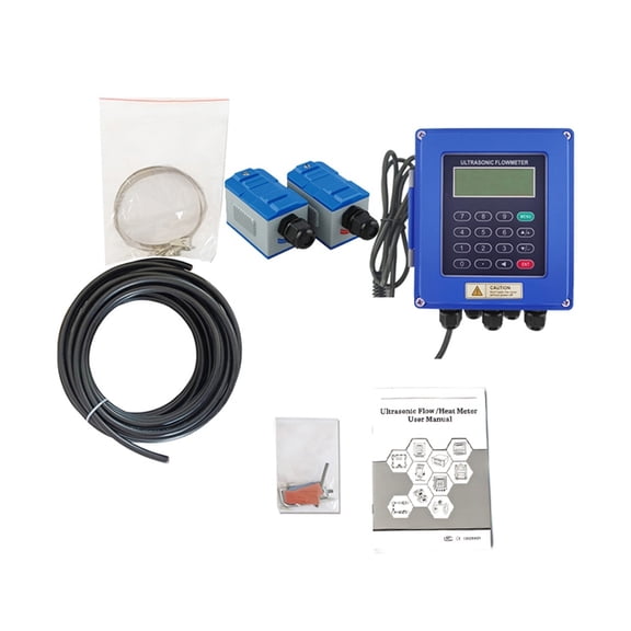 Ultrasonic Flow Meter Flowmeters TUF-2000B-TM-1 Transducer DN50mm-DN700mm Ultrasonic Liquid Flow Meter Wall Mounted Type