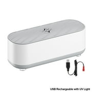 LINRONG Ultrasonic High Frequency Vibration Jewelry Dentures Cleaner Glasses Cleaning Machine Wash Cleaner Cleaning Box USB RECHARGEABLE