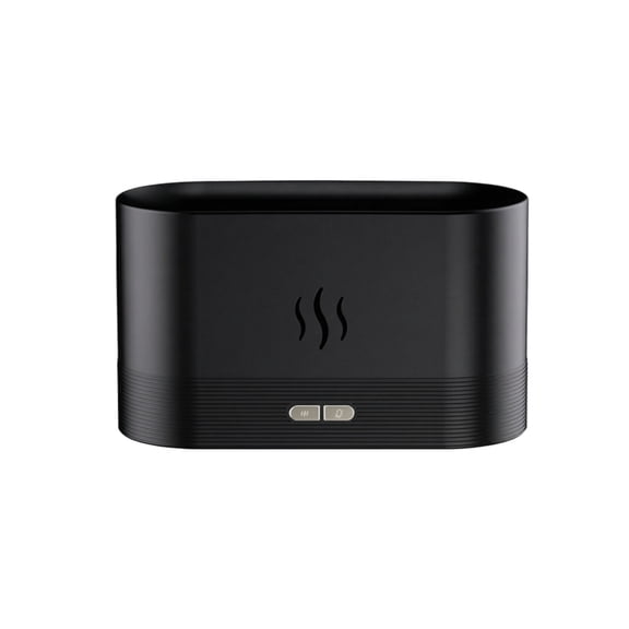 Ultrasonic Humidifier, Humidifier and Diffuser, 4.5X7 In, Essential Oil Diffuser Flame, Cool Mist Dispersion, Black, 1 Pc, Humidifier for Office, Portable Humidifier